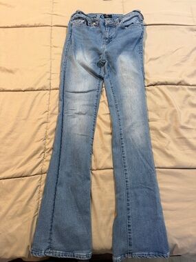 True Religion Light Blue Flared Jeans